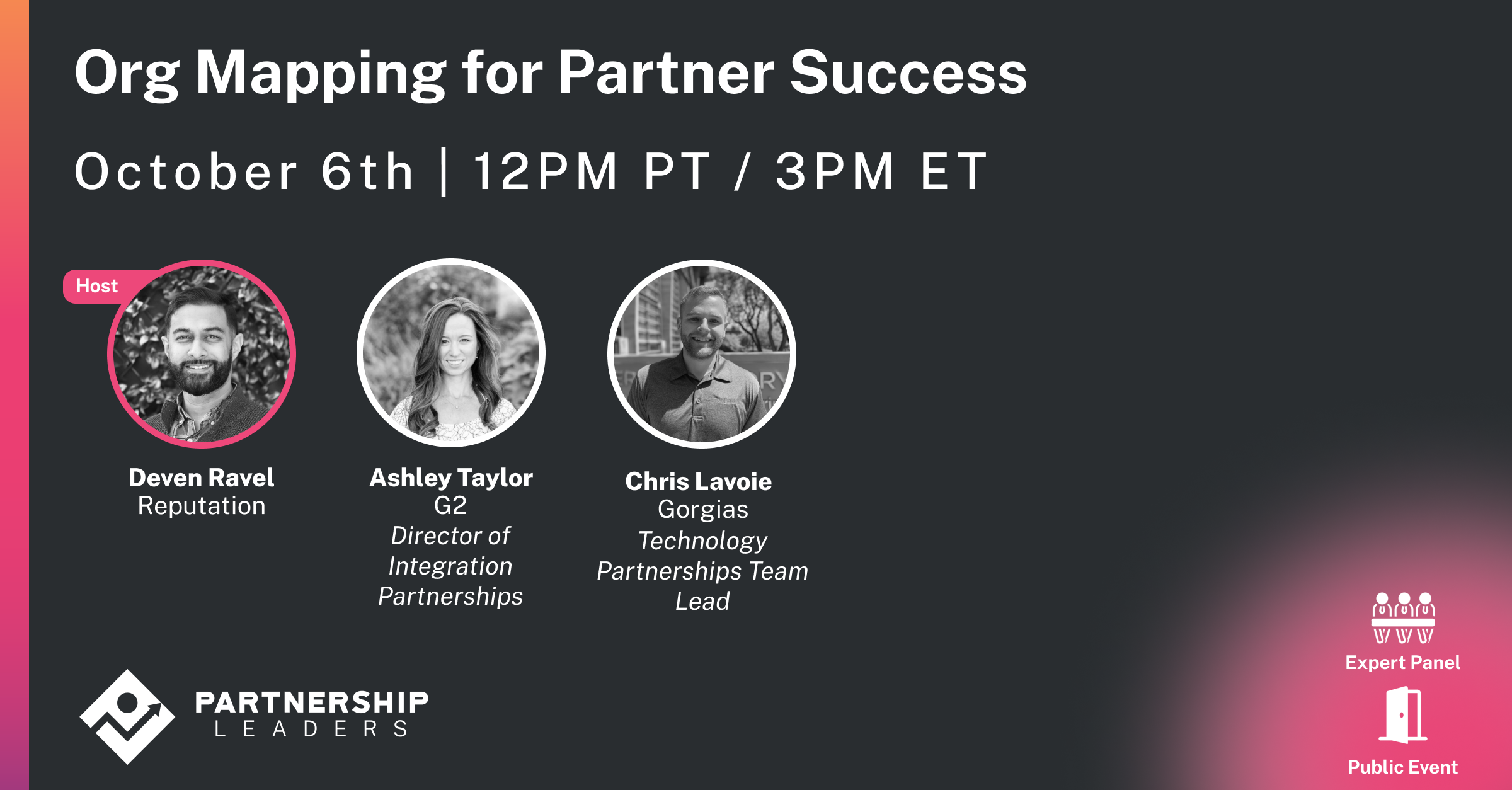Partnership Leaders Panel: Org Mapping for Partner Success