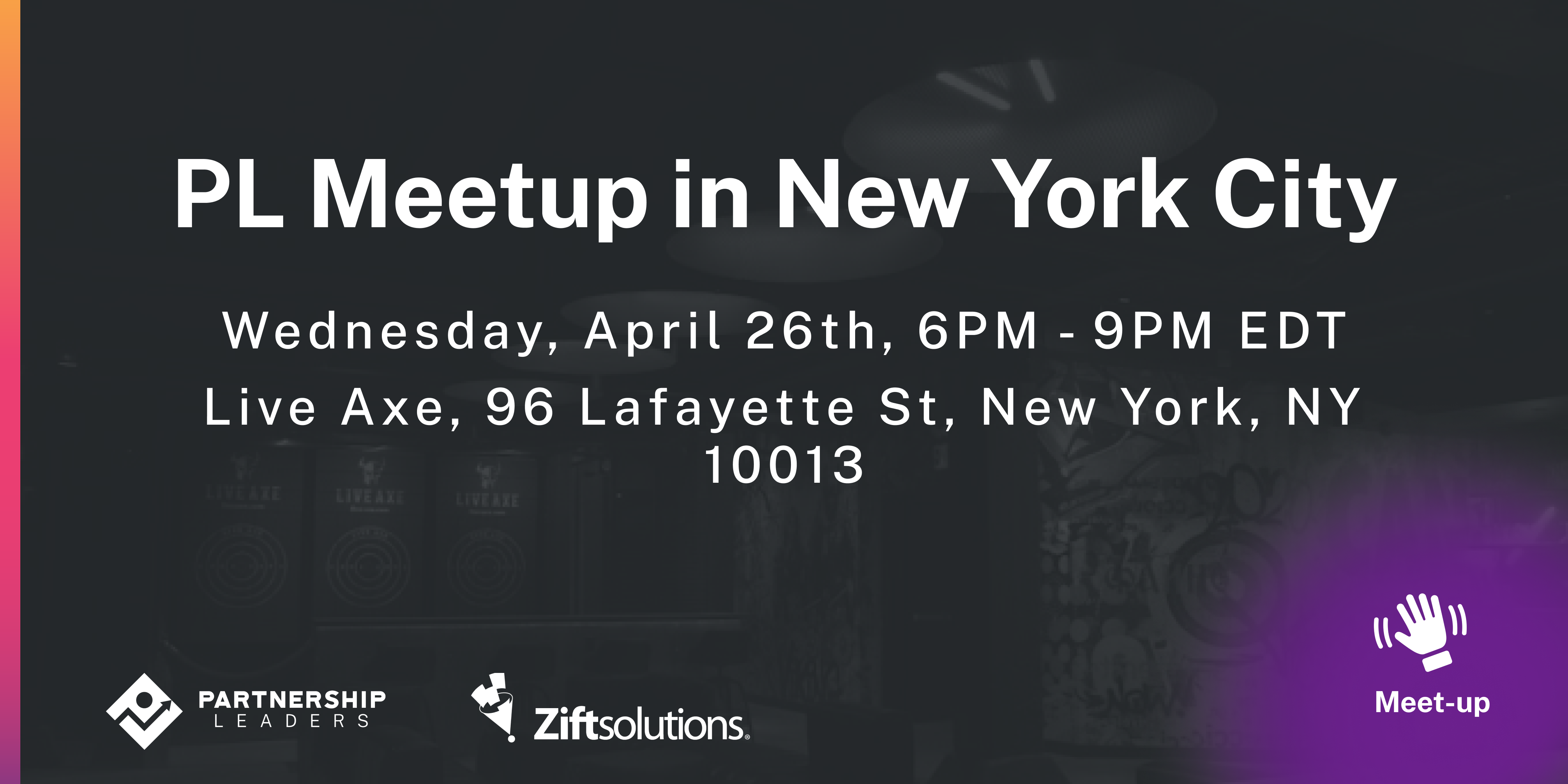 Partnership Leaders: Meetup in New York City Partnership Leaders: Meetup in New York City